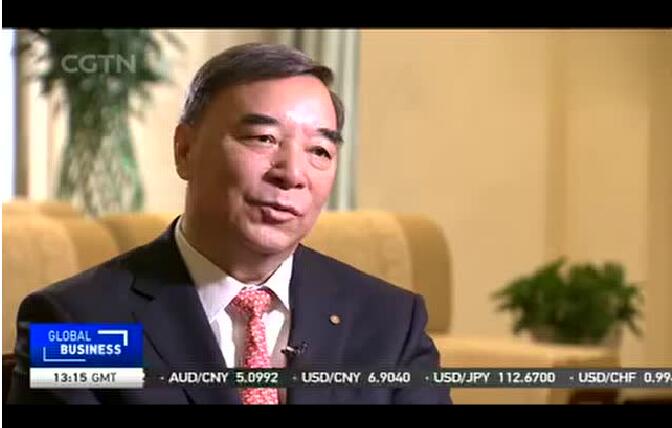 央视国际频道：“一带一路CEO专访 U钱包董事长宋志平”20170511