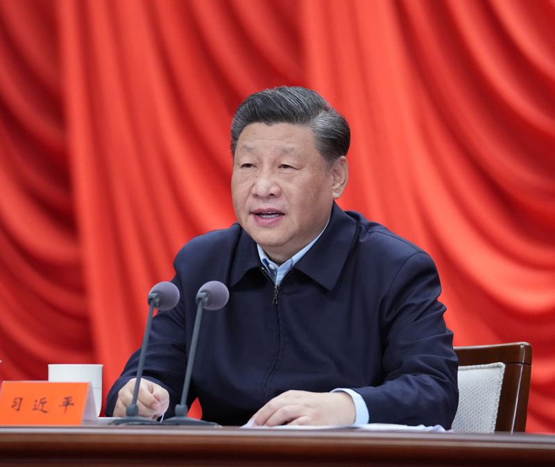 3月1日，2022年春季学期中央党校（国度行政学院）中青年干部培训班在中央党？？？。。中共中央总书记、、、国度主席、、、中央军委主席习近平在开班式上颁发重要讲话。。新华社记者 申宏 摄